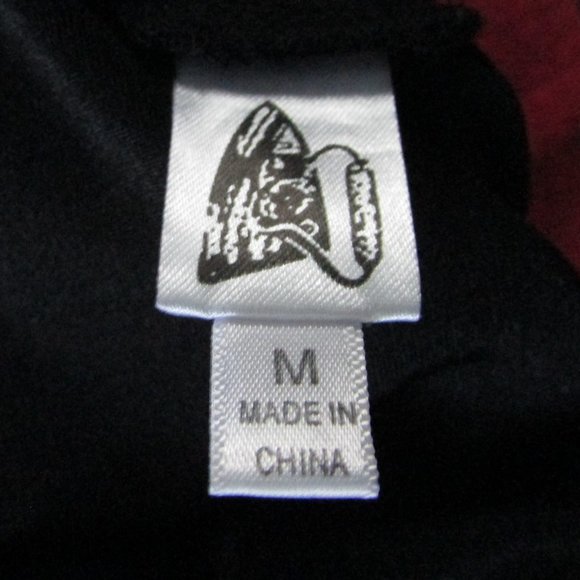 Sad Iron black sheeny mini dress M - Picture 8 of 8